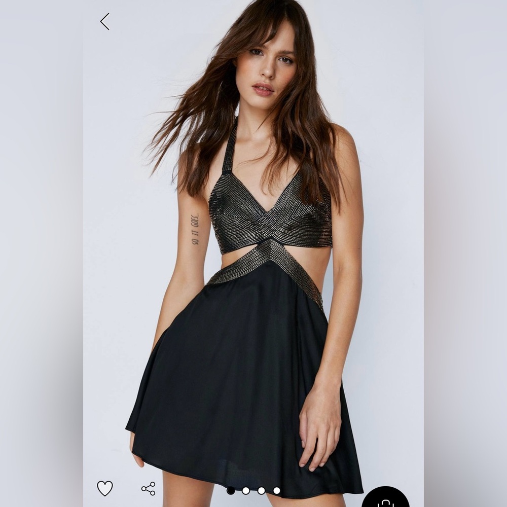 Nastgal Halter Neck Mini Dresss